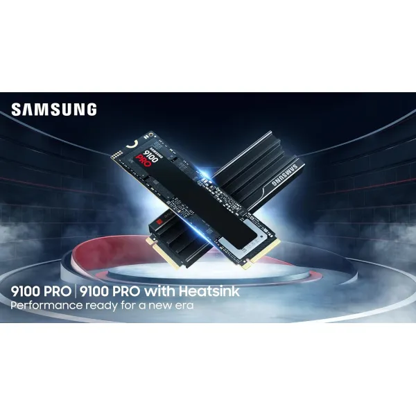 Накопитель SSD  M.2 1TB PCIe 5.0 9100PRO+ радиатор Samsung (MZ-VAP1T0CW) - Фото 10