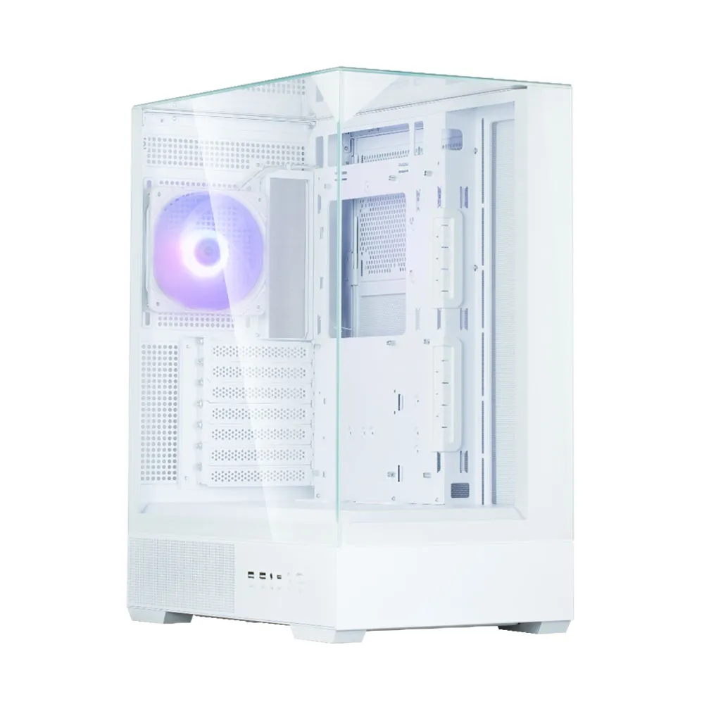 Корпус P40 Prism без БЖ, 2xUSB3.0, 1xUSBType-C, 1x120мм ARGB, VGA 420мм, LCS ready, TG 3x Panels, ATX, білий Zalman (P40PRISMWHITE) Корпус P40 Prism без БЖ, 2xUSB3.0, 1xUSBType-C, 1x120мм ARGB, VGA 420мм, LCS ready, TG 3x Panels, ATX, білий Zalman (P40PRISMWHITE)