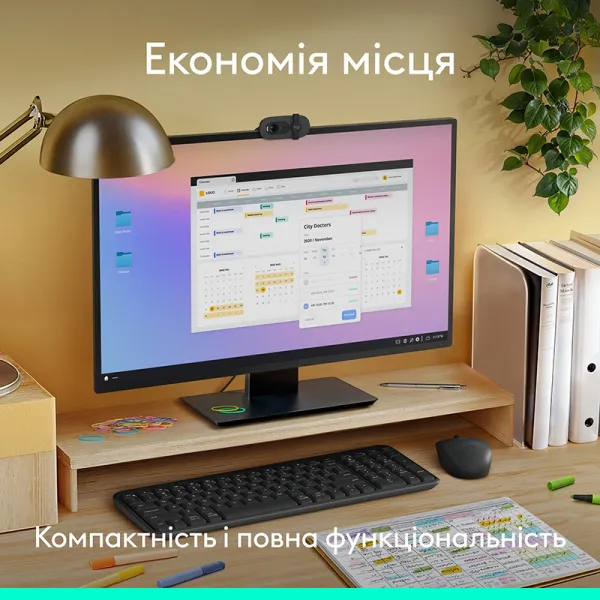 Клавиатура беспроводная BT K250, UA, графитовая Logitech (920-013822) - Фото 2