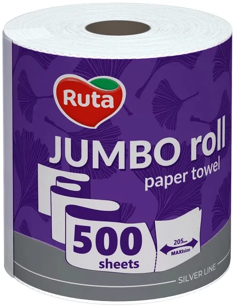 Рушники паперові JUMBO 1 рул, 2 шари Ruta (58770478) Рушники паперові JUMBO 1 рул, 2 шари Ruta (58770478)