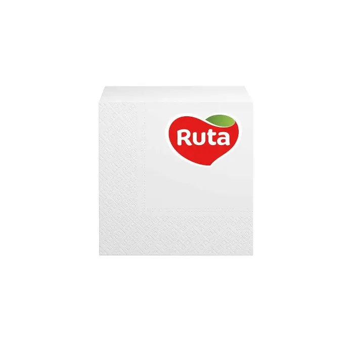 Салфетки 24х24, 40 л, 2 слоя, белые Ruta (58769056) Салфетки 24х24, 40 л, 2 слоя, белые Ruta (58769056)