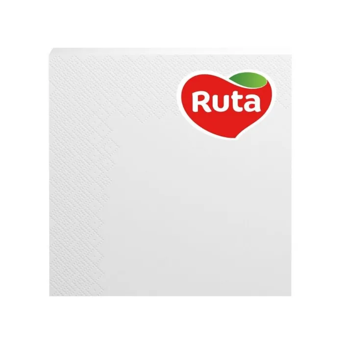 Салфетки 33х33, 20 л, 3 слоя, белые Ruta (58769086) Салфетки 33х33, 20 л, 3 слоя, белые Ruta (58769086)