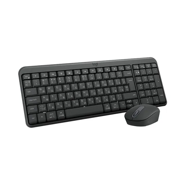 Комплект клавиатура и мышь беспроводной MK250 Combo, UA, графитовый Logitech (920-013823) - Фото 11