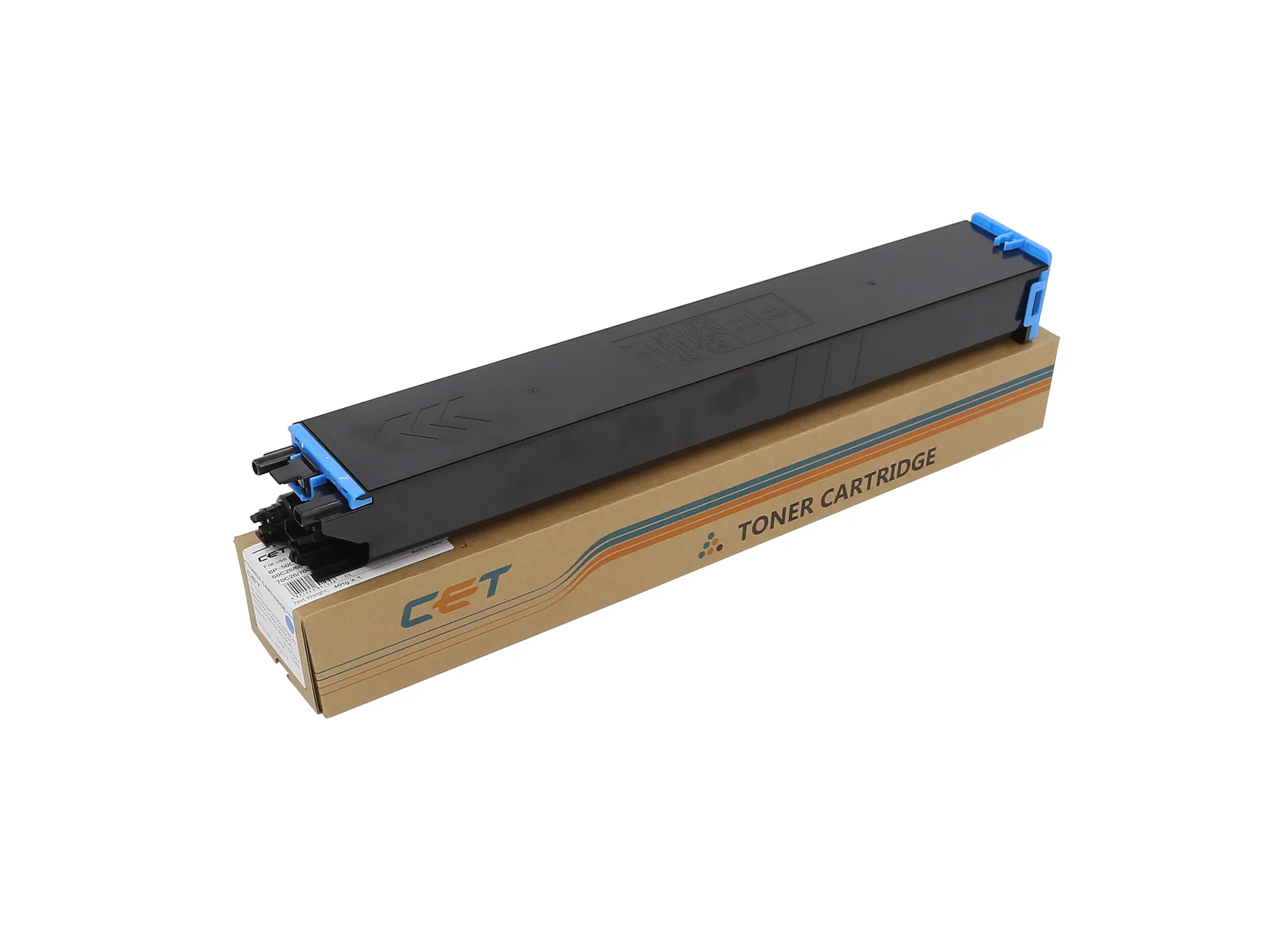 Тонер-картридж сумісний Sharp BP-50C26, 401г, 24K, блакитний CET (CET141900) Тонер-картридж сумісний Sharp BP-50C26, 401г, 24K, блакитний CET (CET141900)