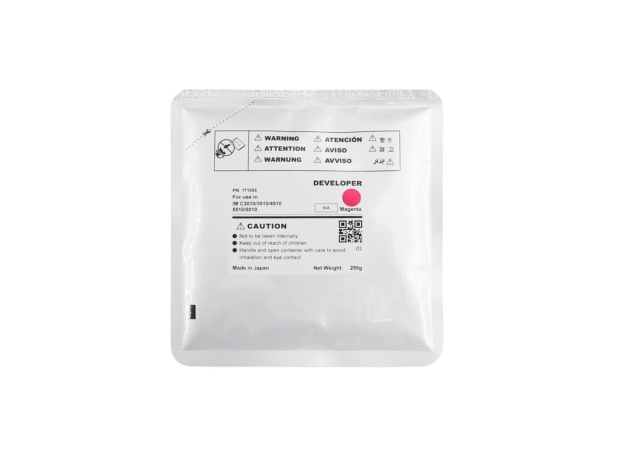 Девелопер Ricoh IM C3010, 160К, пурпурний CET (CET171055) Девелопер Ricoh IM C3010, 160К, пурпурний CET (CET171055)