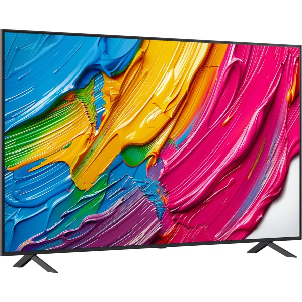 Телевізор 75" QNED  4K 60Hz Smart WebOS чорний LG (75QNED80A6A) - Фото 1