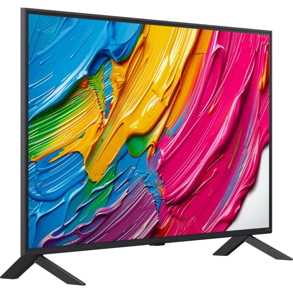 Телевізор 43" QNED  4K 60Hz Smart WebOS чорний LG (43QNED80A6A) - Фото 1