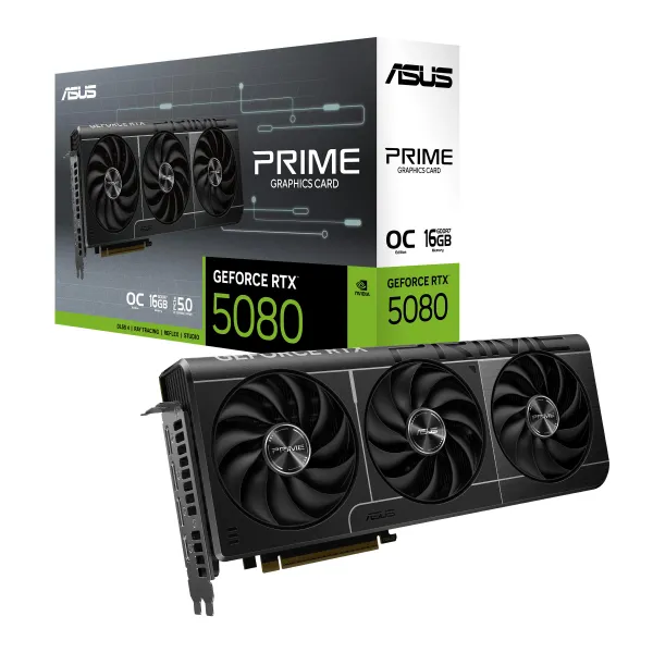 Відеокарта GeForce RTX 5080 16GB GDDR7 OC PRIME-RTX5080-O16G ASUS (90YV0LX0-M0NA00) - Фото 11