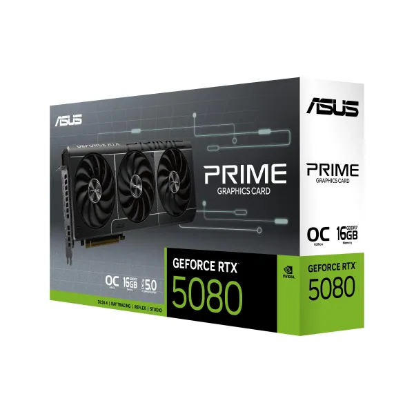 Відеокарта GeForce RTX 5080 16GB GDDR7 OC PRIME-RTX5080-O16G ASUS (90YV0LX0-M0NA00) - Фото 12