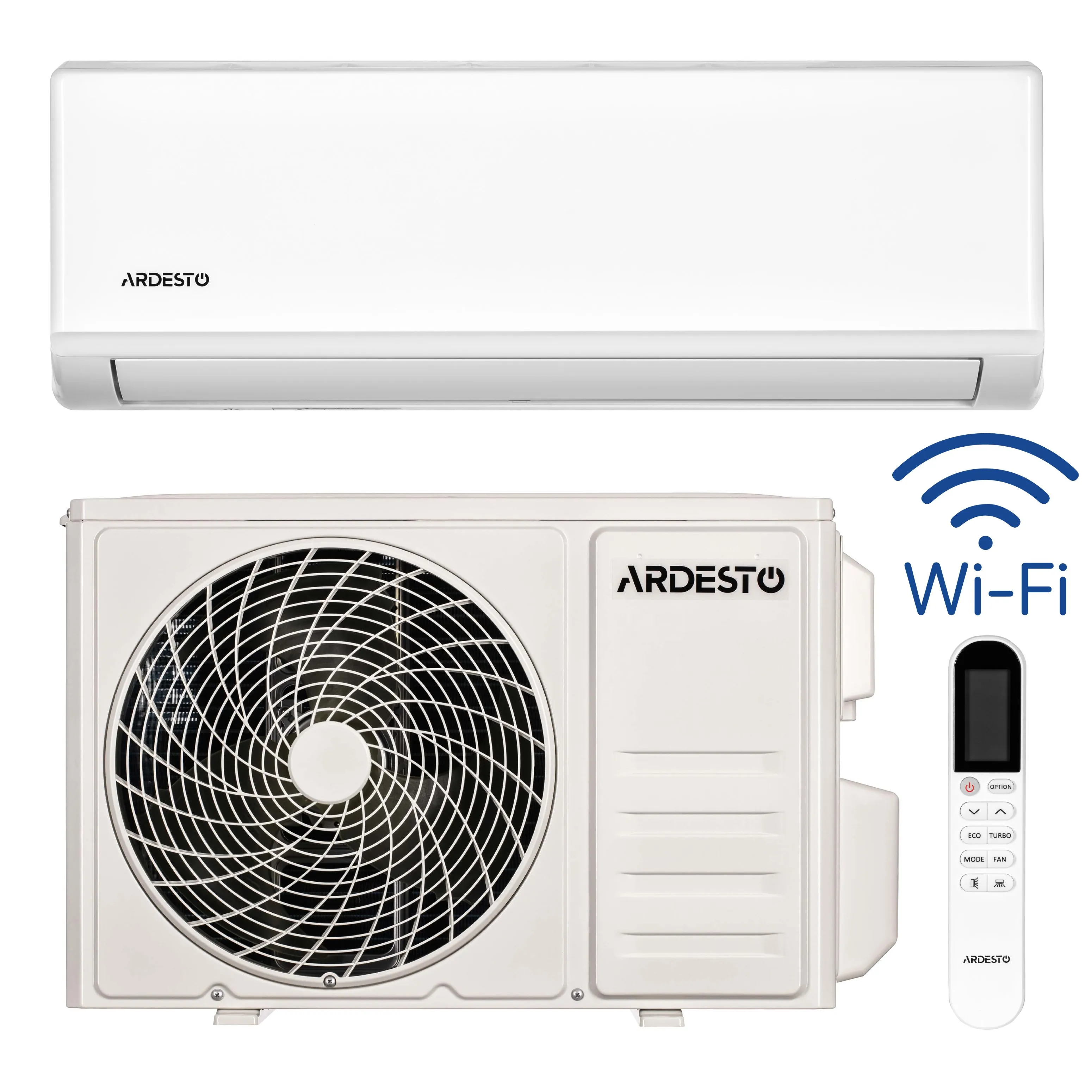 Кондиціонер CoolSmart 70м2 інвертор 24000BTU 7.0кВт A/A -15°С Wi-Fi R32 білий Ardesto (ARD-ACS24-I) Кондиціонер CoolSmart 70м2 інвертор 24000BTU 7.0кВт A/A -15°С Wi-Fi R32 білий Ardesto (ARD-ACS24-I)