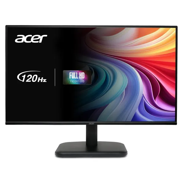 Монітор 24.5" EK251QGbi  D-Sub, HDMI, IPS, 120Hz, 1ms, AdaptiveSync Acer (UM.KE1EE.G01)