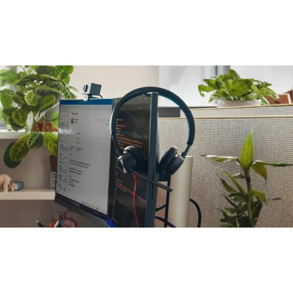 Гарнитура компьютерная стерео USB-A 3.5 mini-jack On-ear Blackwire 3225 HS, чёрная Poly (80S11AA) - Фото 2