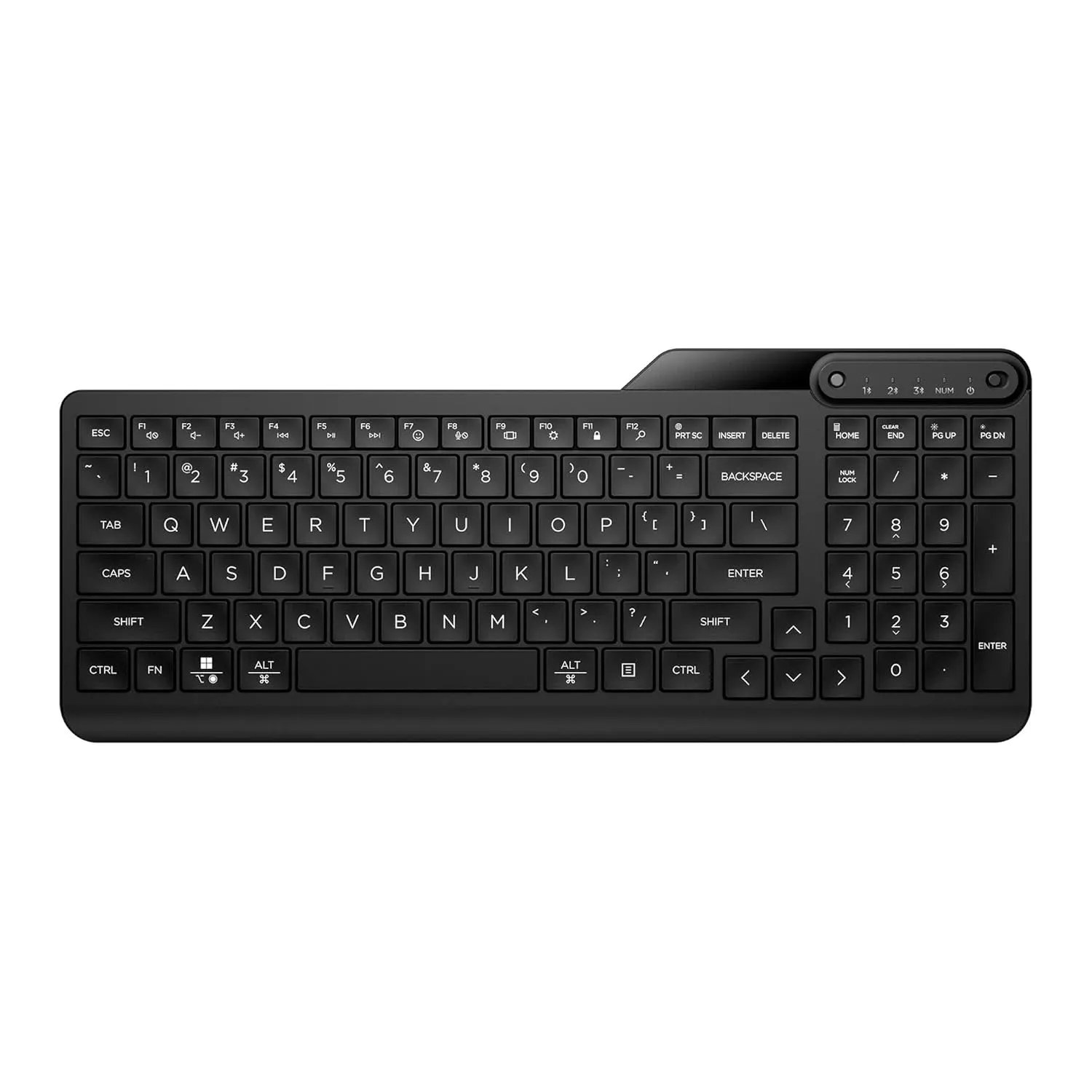Клавиатура беспроводная BT мембранная 460 Multi-Device, EN/UK, чёрная HP (7N7B8AA) Клавиатура беспроводная BT мембранная 460 Multi-Device, EN/UK, чёрная HP (7N7B8AA)