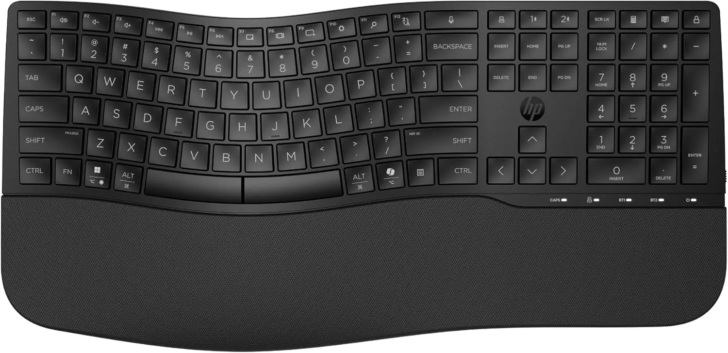 Клавіатура бездротова BT мембранна 680 Comfort Dual-Mode, EN/UK, чорна HP (8T6L8AA) Клавіатура бездротова BT мембранна 680 Comfort Dual-Mode, EN/UK, чорна HP (8T6L8AA)