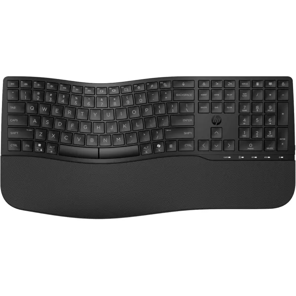 Клавиатура беспроводная BT мембранная 680 Comfort Dual-Mode, EN/UK, чёрная HP (8T6L8AA) - Фото 8