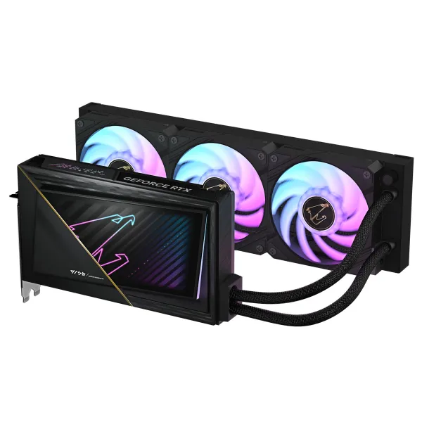 Відеокарта GeForce RTX 5090 32GB GDDR7 AORUS XTREME WATERFORCE GIGABYTE (GV-N5090AORUSX_W-32GD)