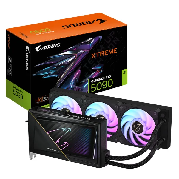 Відеокарта GeForce RTX 5090 32GB GDDR7 AORUS XTREME WATERFORCE GIGABYTE (GV-N5090AORUSX_W-32GD) - Фото 7