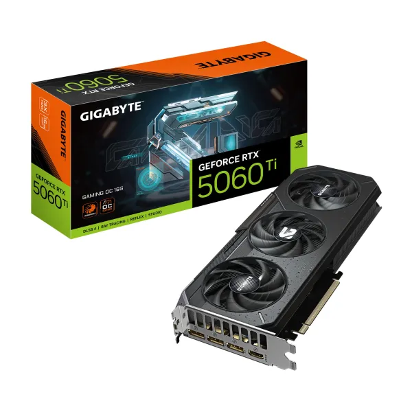 GeForce RTX 5060 Ti 16GB GDDR7 GAMING OC GIGABYTE (GV-N506TGAMING_OC-16GD) - Фото 9