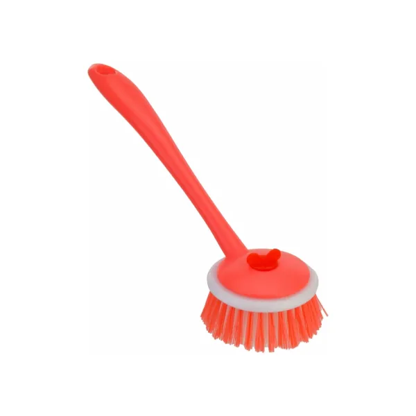 Щетка для мытья посуды розовая Economix Cleaning (E72719) - Фото 9