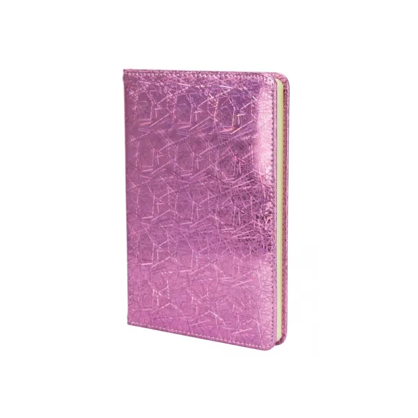 Блокнот PU блестящий, А5, 80 л, блок - крем, бумага, линия Maxi (MX26248) - Фото 1