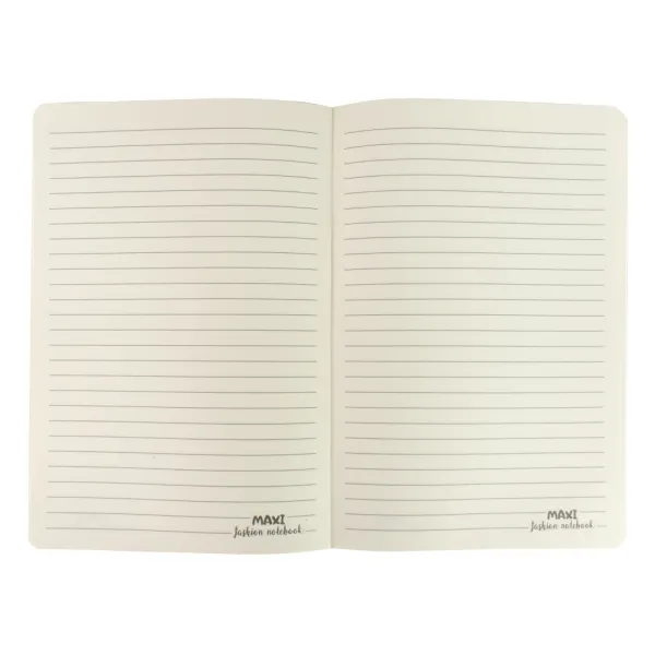 Блокнот PU на магните, А5, 80 л, блок - крем, бумага, линия Maxi (MX26239) - Фото 1
