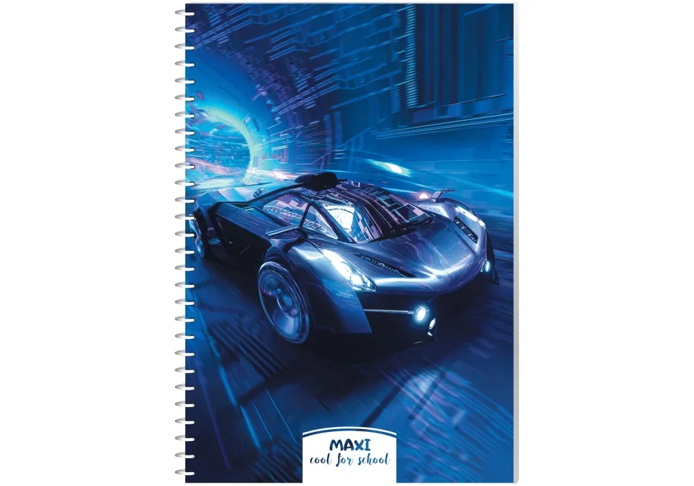 Блокнот А5, пластикова обкладинка, спіраль, 60 арк, клітинка Maxi (MX21213-11) Блокнот А5, пластикова обкладинка, спіраль, 60 арк, клітинка Maxi (MX21213-11)