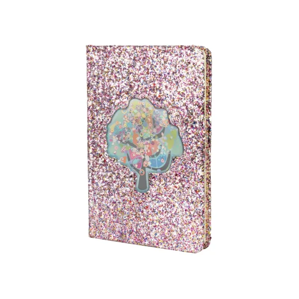 Блокнот с блестками и конфетти, А5, 80 л, блок - крем. бумага, линия Maxi (MX26241) - Фото 3