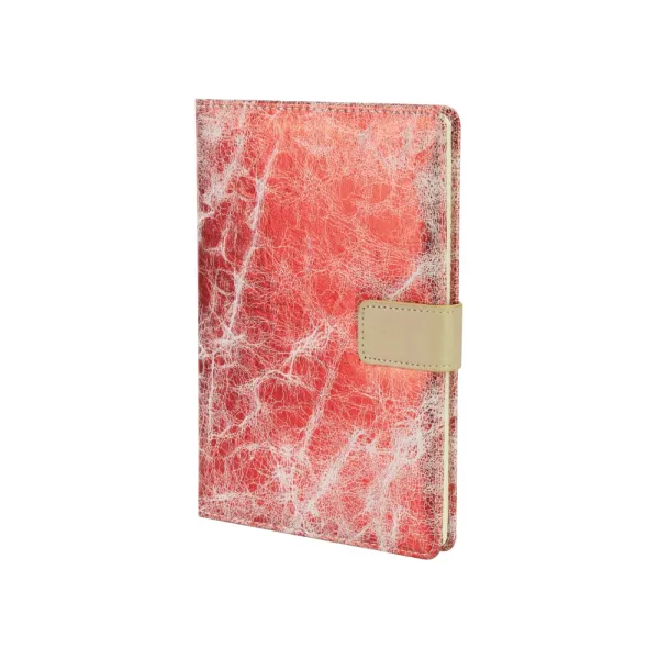 Блокнот из эко-кожи на магните, А5, 80 л, блок – крем. бумага, линия Maxi (MX26234) - Фото 3