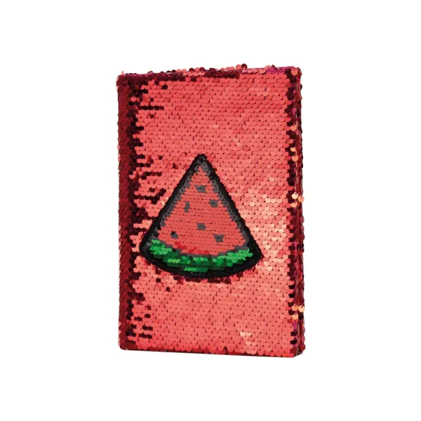 Блокнот с пайетками, А5, 80 л, блок – крем. бумага, линия Maxi (MX26205)