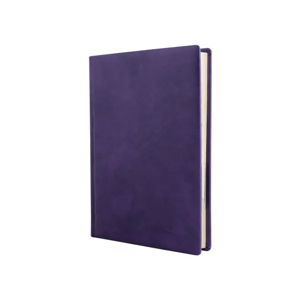 Щоденник недатований Fantazy, кремовий блок, клітинка, фіолетовий, А5 Optima (O25404-12) - Фото 1