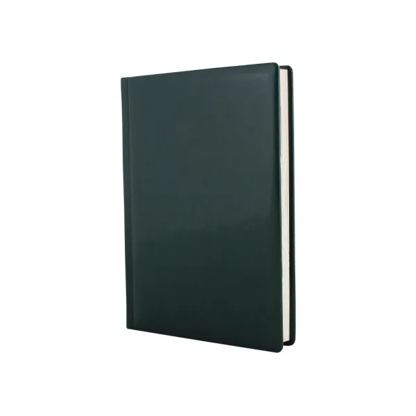 Ежедневник недатированный Gloss, кремовый блок, линия, зеленый, А5 Optima (O25402-04) - Фото 2