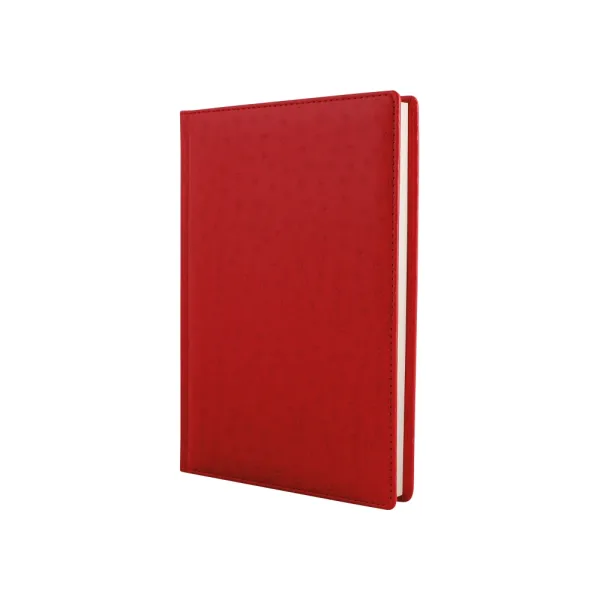 Ежедневник недатированный Ostrich, красный, А5 Optima (O25414-03) - Фото 5