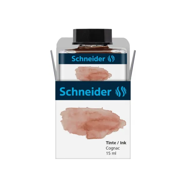 Флакон с жидкими чернилами к перьевым ручкам 15 мл, коньячные Schneider (S6937) - Фото 1