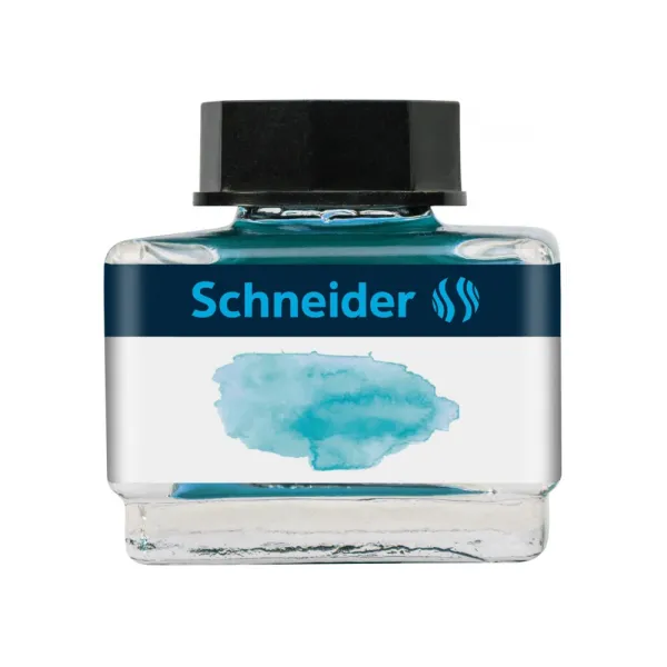 Флакон с жидкими чернилами к перьевым ручкам 15 мл, морская волна Schneider (S6930) - Фото 7