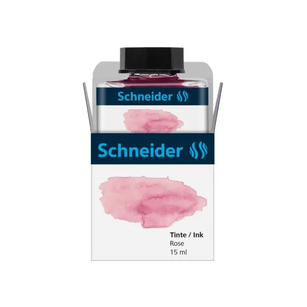 Флакон с жидкими чернилами к перьевым ручкам 15 мл, роза Schneider (S6939) - Фото 1