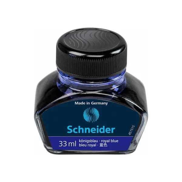 Флакон с жидкими чернилами к перьевым ручкам 33 мл, синие Schneider (S6913) - Фото 10
