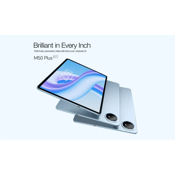 Планшет M50 Plus 10.1" 6ГБ, 128ГБ, LTE, 7000мА•год, Android, блакитний Teclast (6940709686942) - Фото 1