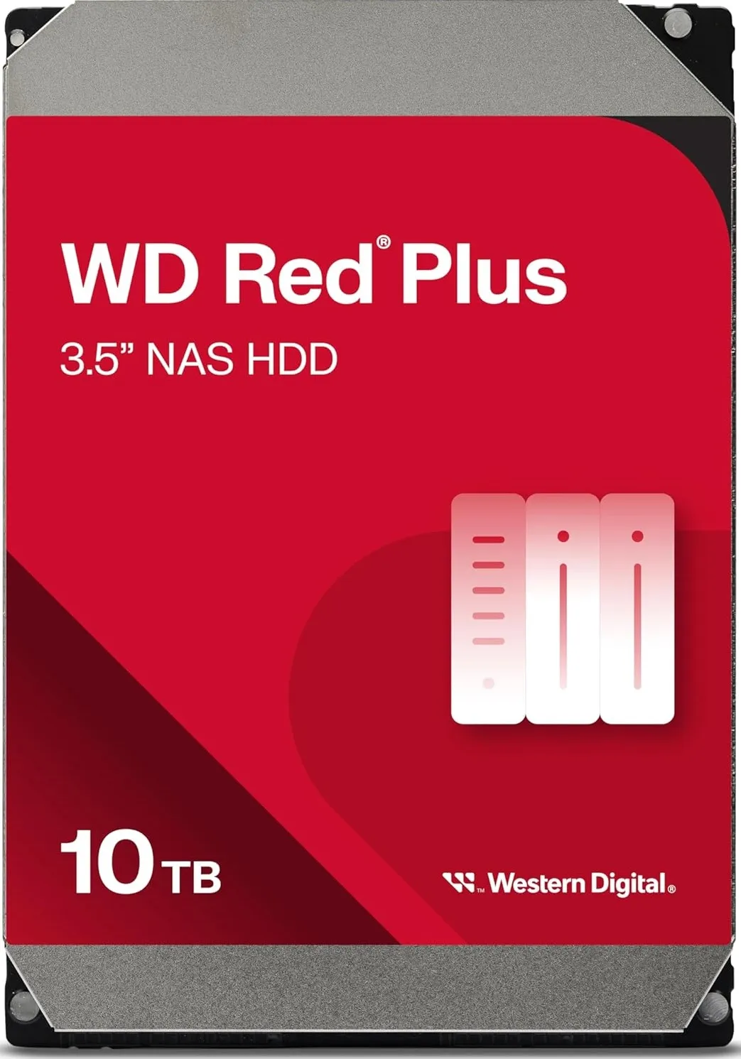 Жесткий диск 10TB 3.5" 7200 512MB SATA Red Plus NAS WD (WD100EFGX) - Фото 3