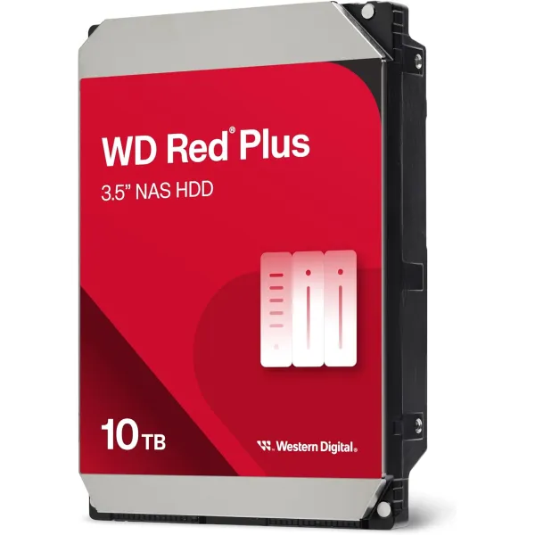 Жорсткий диск 10TB 3.5" 7200 512MB SATA Red Plus NAS WD (WD100EFGX) - Фото 1