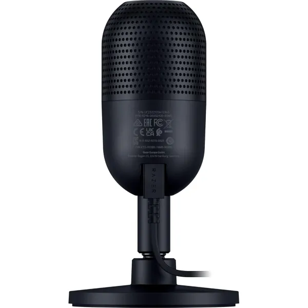 Микрофон USB-A геймерский Seiren V3 Mini, Omni, чёрный Razer (RZ19-05050100-R3M1) - Фото 2