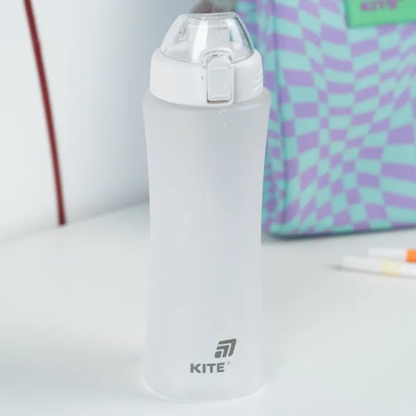 Пляшечка для води Kite 660 мл біла, тританова (K25-1216-1) - Фото 6