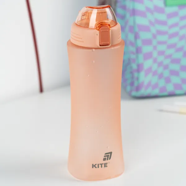 Пляшечка для води Kite 660 мл рожева, тританова (K25-1216-3) - Фото 6