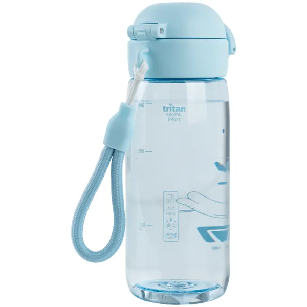 Бутылка для воды Kite 480 мл, голубая, тритановая (K25-1236-2) - Фото 1