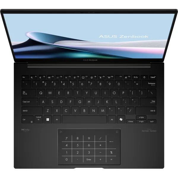 Ноутбук Zenbook 14 UM3406KA-QD025 14" WUXGA OLED, AMD AI 5 340, 16GB, F512GB, UMA, NoOS черный ASUS (90NB14U1-M00120) - Фото 5