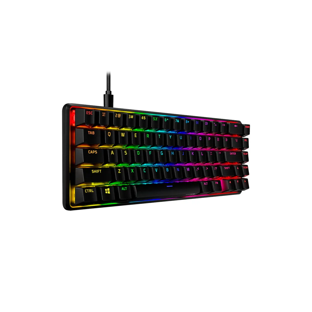 Клавиатура USB-A механическая, RGB, Alloy Origins 65, Red, EN/UA, чёрная HyperX (4P5D6AA) - Фото 6