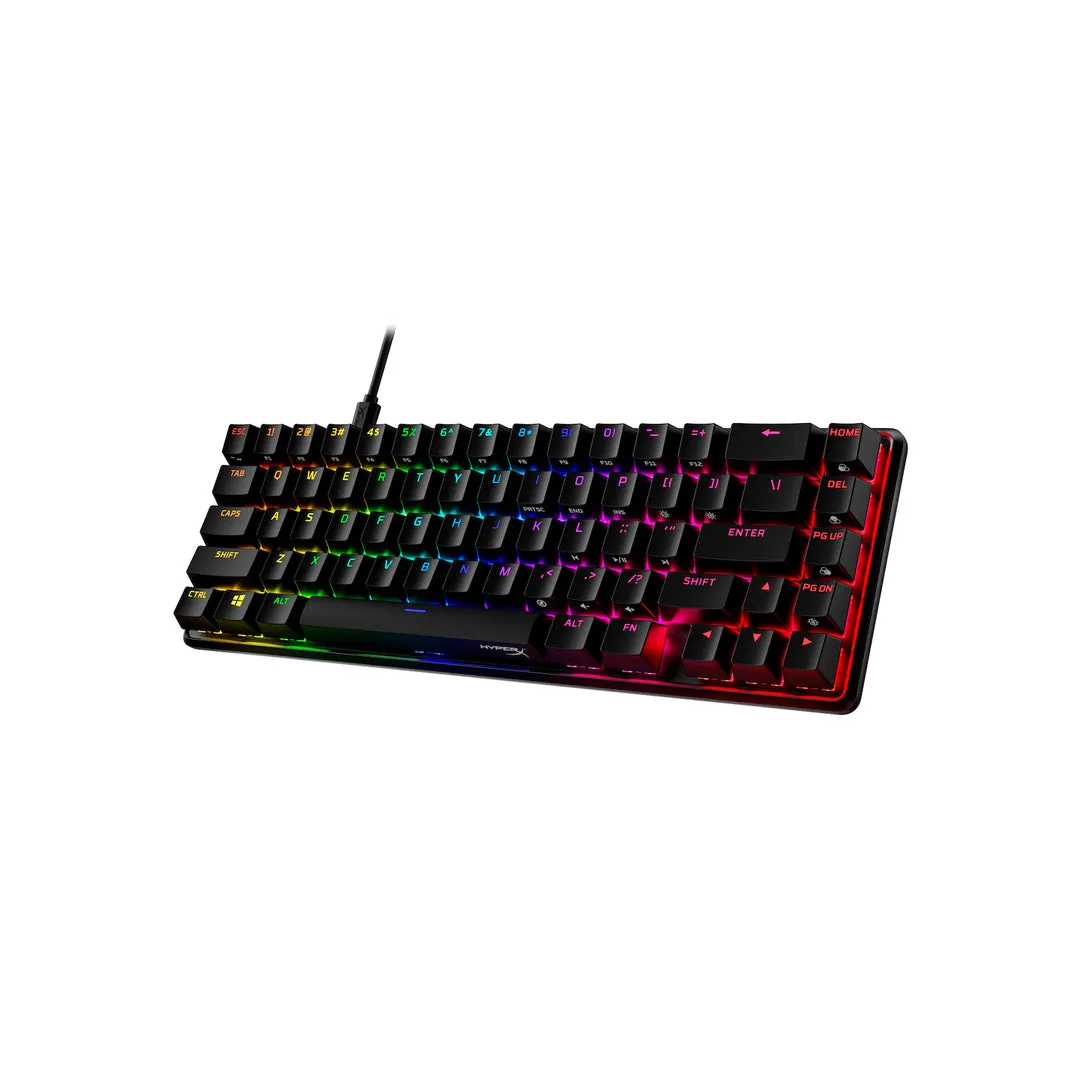 Клавиатура USB-A механическая, RGB, Alloy Origins 65, Red, EN/UA, чёрная HyperX (4P5D6AA) - Фото 7
