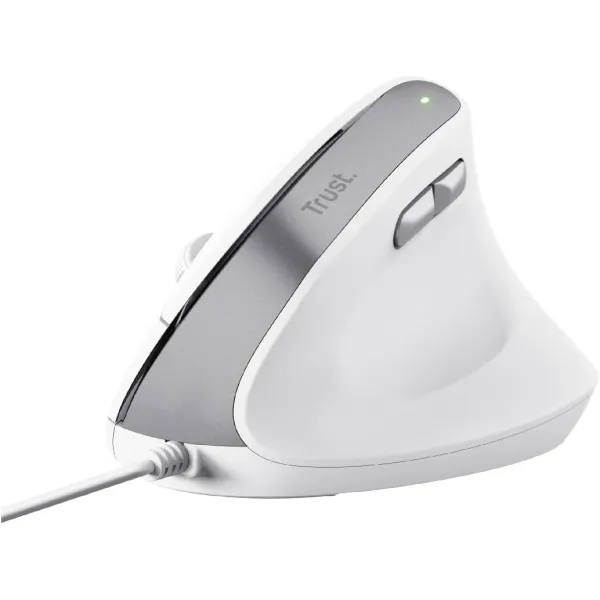 Мышь USB-A Bayo 2 Ergonomic, белая Trust (25397_TRUST) - Фото 5
