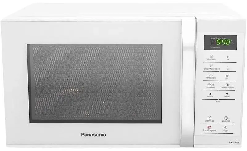 Мікрохвильова піч, 25л, 800Вт, дисплей, відкрю ручкою, білий Panasonic (NN-ST34NWZUE) Мікрохвильова піч, 25л, 800Вт, дисплей, відкрю ручкою, білий Panasonic (NN-ST34NWZUE)