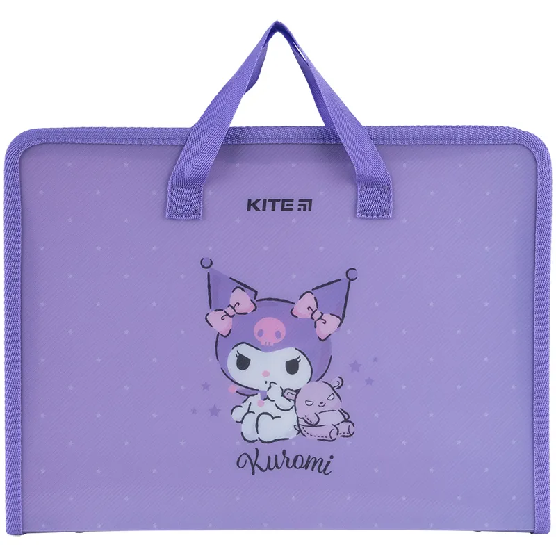 Папка-портфель на блискавці, 1 відділення, A4, HK Kite (HK24-202) Папка-портфель на блискавці, 1 відділення, A4, HK Kite (HK24-202)