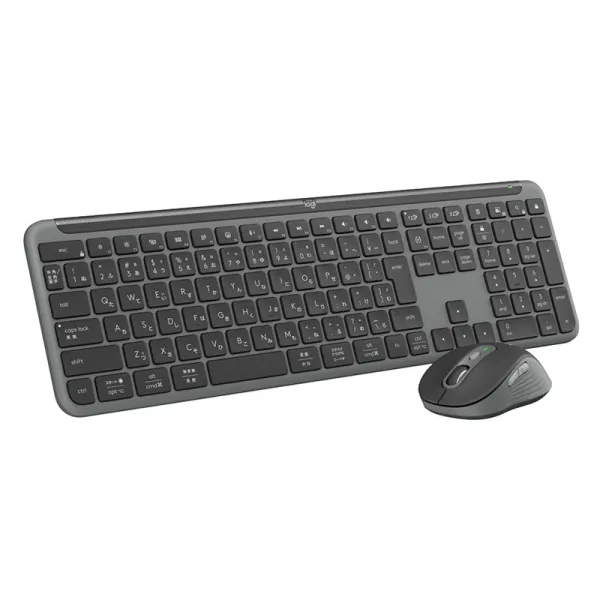 Комплект клавиатура и мышь беспроводной WL/BT MK950 Signature Slim Combo, UA, графитовый Logitech (920-012490) - Фото 6